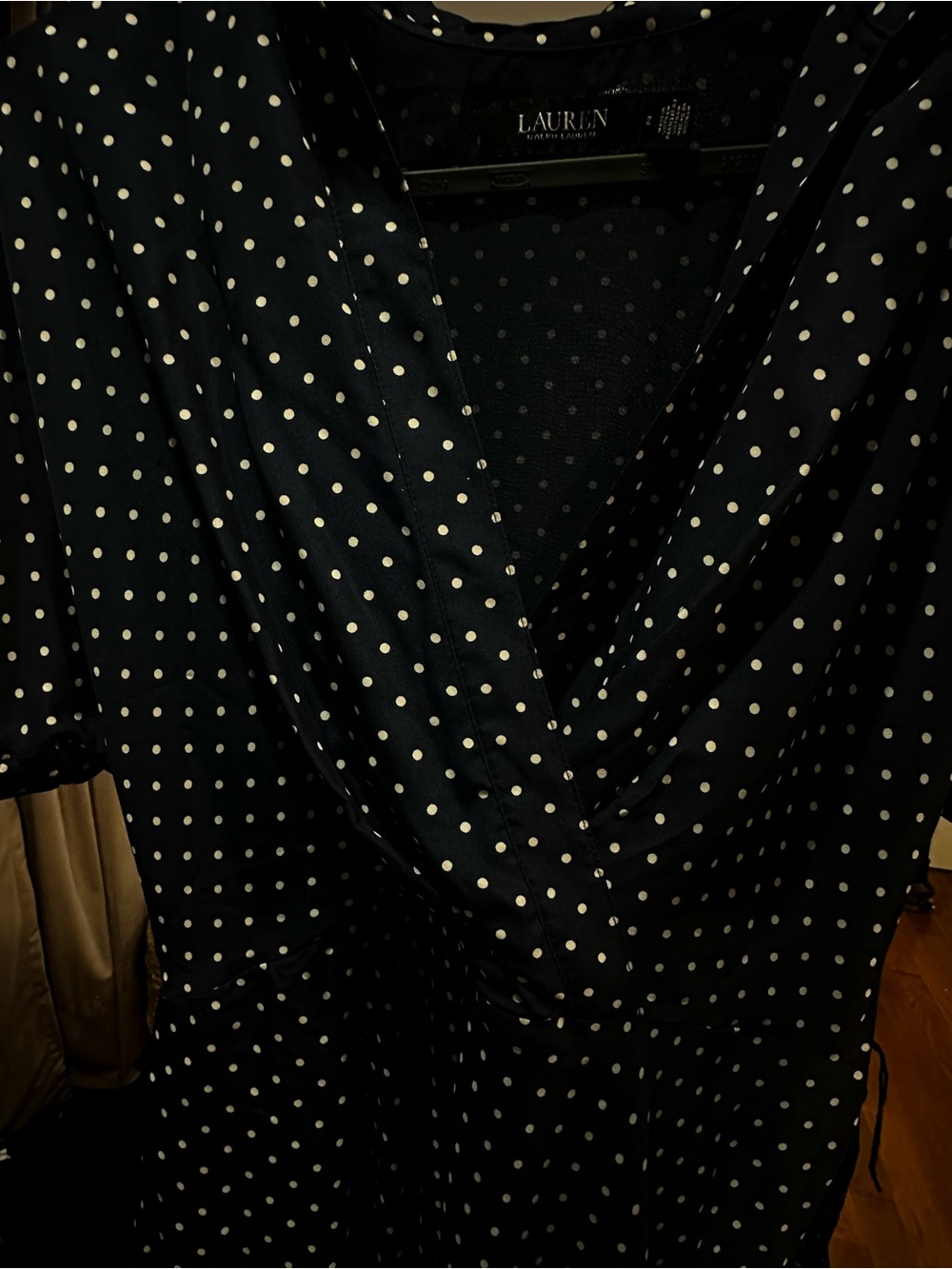 Lauren Ralph Lauren Polka Dot Maxi Dress